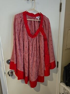 Unique Vintage Overlay Skirt With Snap Up Side